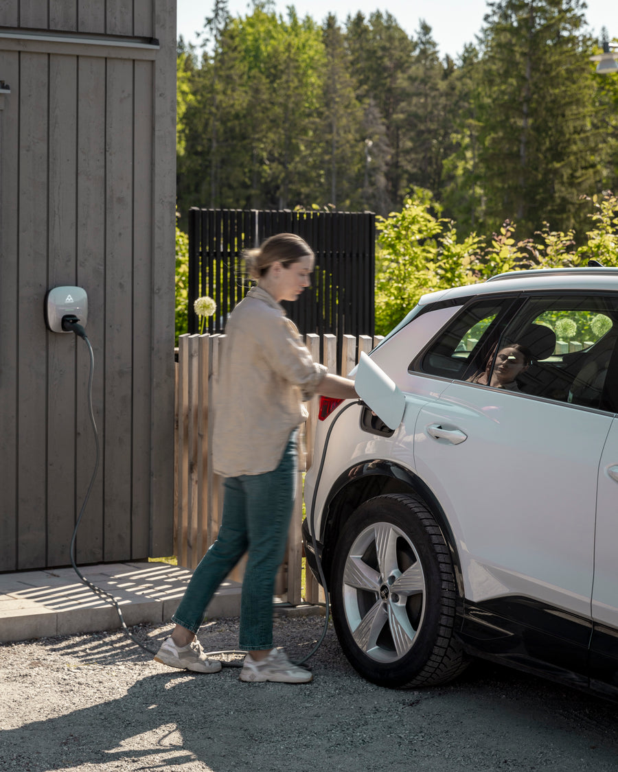Ladda bilen med el från dina solceller