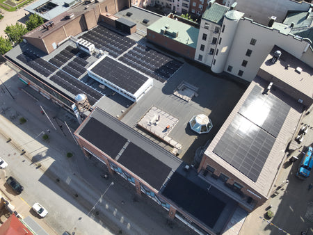 Solceller för företag